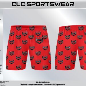 Indy Southside Elite Red Patterned Shorts