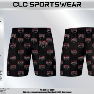 Indy Southside Elite Black Patterned Shorts