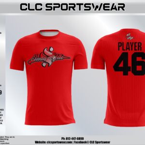 Indy Southside Elite Cotton Short Sleeve – Red Script & Claw