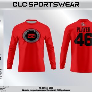 INDY Southside Elite Cotton Long Sleeve – Red – Oval Badge