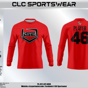 INDY Southside Elite Cotton Long Sleeve – Red – Shield Badge