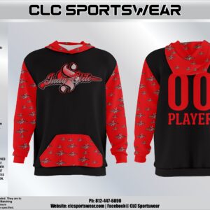 Indy Elite Patterned Script Hoodie