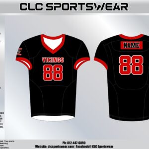 Mighty Vikings Black Fan Jersey