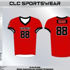 Mighty Vikings Red Fan Jersey