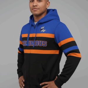 CLC Bears Hoodie – Blue, Orange, and Black