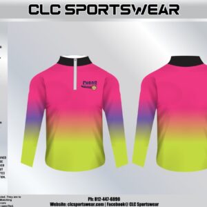 Team Chaos Gradient Cage Jacket - Sunset Fade Pink