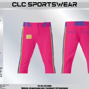 Team Chaos Athletic Pants - Pink/Purple/Lime