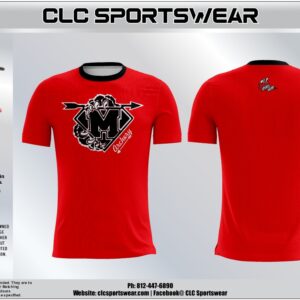 Madison Archery Cubs Red Short Sleeve Performance Shirt