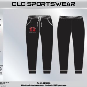 Brownstown Braves Archery Sweatpants - Black