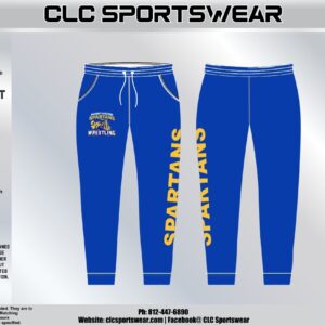 Northside Spartans Wrestling Blue Sweatpants