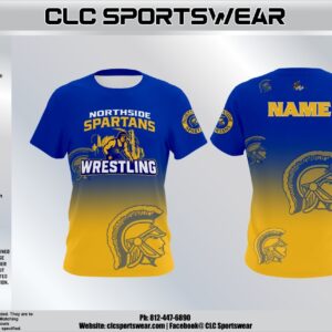 Northside Spartans Short Sleeve Wrestling Shirt