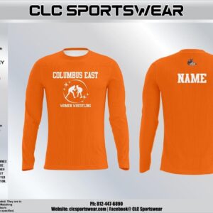 Columbus East Wrestling Shooter Jersey - Long Sleeve