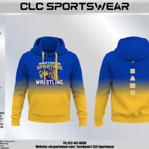 Northside Spartans Wrestling Gradient Hoodie