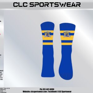 Northside Spartans Wrestling Athletic Socks - Blue