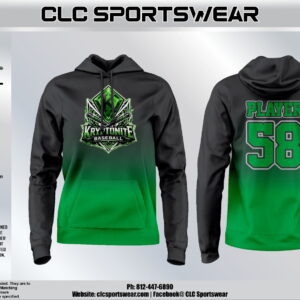 Kryptonites Gradient Hoodie - Black to Green