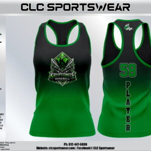 Kryptonites Gradient Tank Top - Black to Green