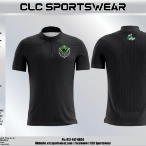 Kryptonites Cage Jacket - Black Short Sleeve Quarter-Zip