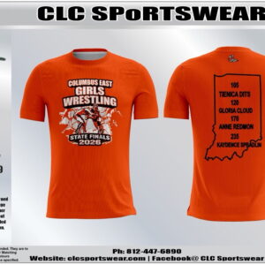 Columbus East Girls Wrestling State Finals 2026 Tee