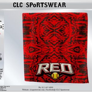 Indy Red "RED" Golf/Utility Towel