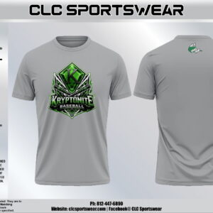 Kryptonites Crest Crew Neck Tee - Grey