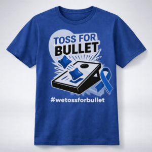 Toss for Bullet “Fight for Bullett” T-Shirt - Royal Blue
