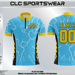 BG Select "BG Boltz" Cage Jacket - Lightning Blue/Gold