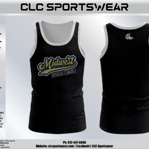 Midwest Gold Rush Black Tank Top (Gold Rush)