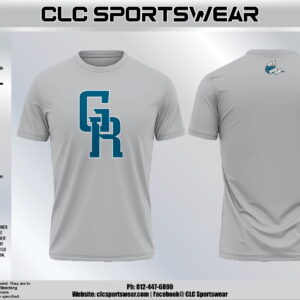 GR Silver Performance Tee - Teal Logo