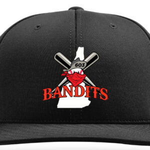 603 Bandits Baseball Flat-Brim Performance Hat - Black