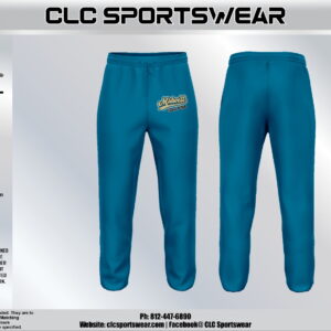 Midwest Gold Rush Baseball Sweatpants – Teal