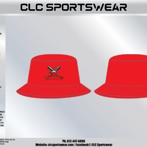 603 Bandits Baseball Red Bucket Hat