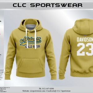 Midwest Gold Rush Gold Pullover Hoodie