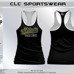 Midwest Gold Rush Black Tank Top