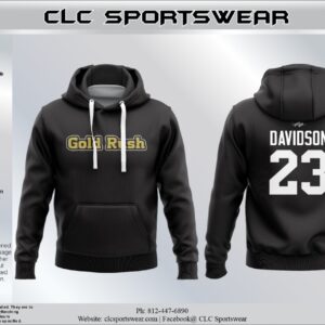 Midwest Gold Rush Black Hoodie (Gold Rush)