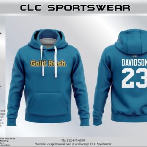 Midwest Gold Rush Teal Hoodie (Gold Rush)