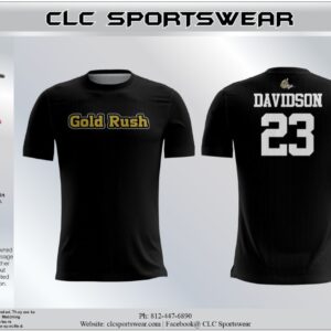 Midwest Gold Rush Black Crew Neck (Gold Rush)