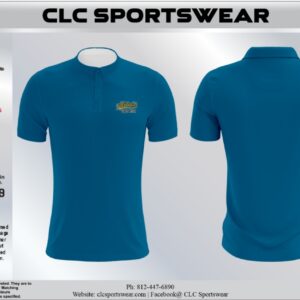 Midwest Gold Rush Blue Polo