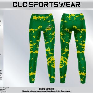 Jr. Rockets Baseball Leggings - Green Digi Camo