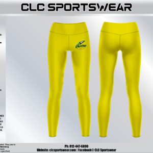 Jr. Rockets Baseball Leggings - Yellow