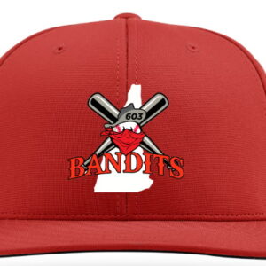 603 Bandits Baseball Flat-Brim Performance Hat - Red
