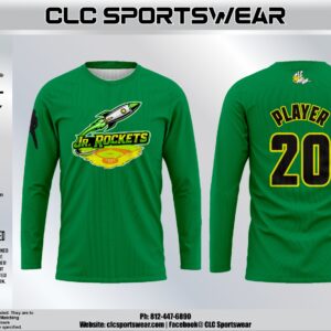 JR. Rockets Baseball Long Sleeve Crew (Green) – Jr. Rockets