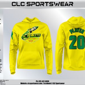 JR. Rockets Baseball Hoodie (Yellow) – Jr. Rockets