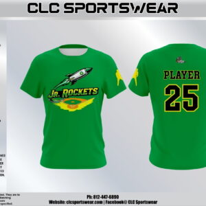 JR. Rockets Baseball 2-Button Jersey (Green) – Jr. Rockets