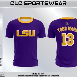 South Tyler County Little League – LSU Jersey (Purple/Gold)