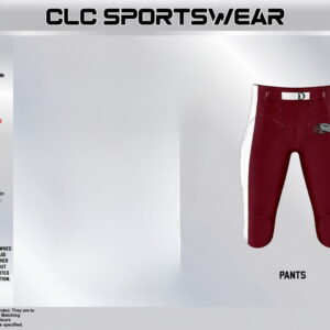 Hounds Football Maroon Player Pants