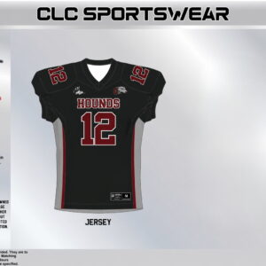 Hounds Football Black Player Jersey