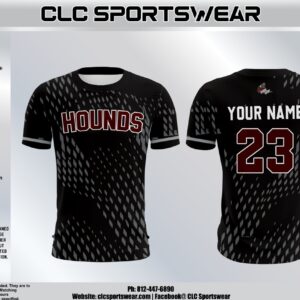 Hounds Football Fan Jersey (Black)