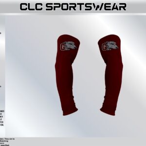 Hounds Football Arm Sleeves (Maroon - Logo)