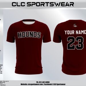 Hounds Football Shirt (Maroon)