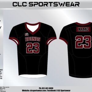 Hounds Football Fan Jersey (Black)